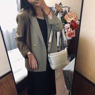 Túi Đeo Chéo Khóa Cài Tròn Urban Style