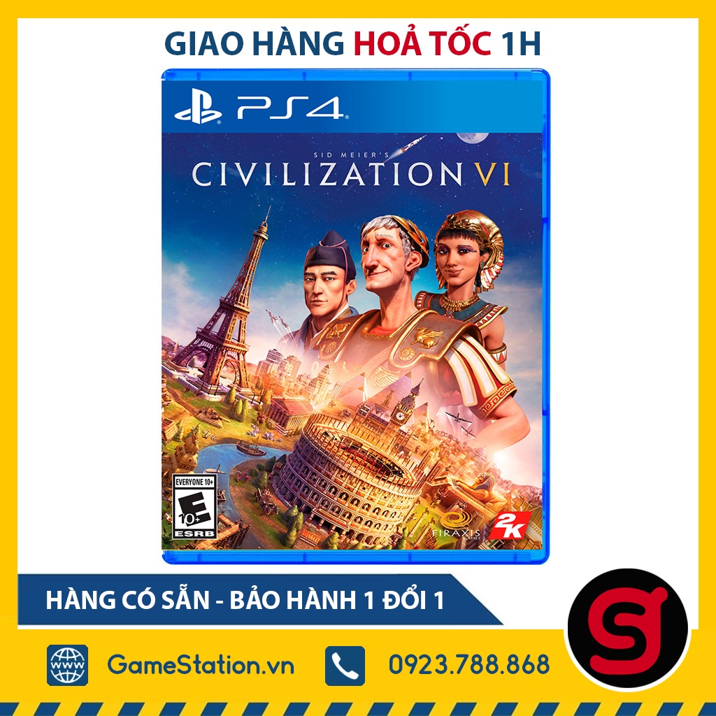 Đĩa Game PS4: Sid Meier's Civilization VI