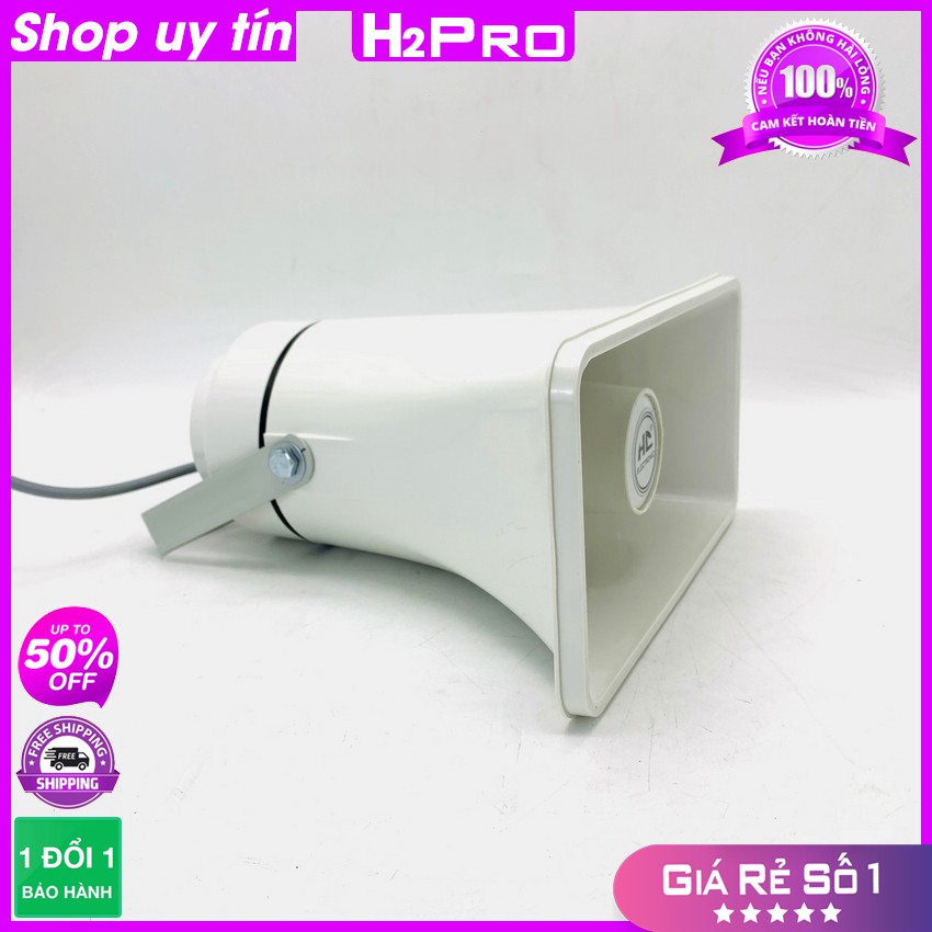 Loa Nén 25W, Loa Phóng Thanh HC LN-15VN Cao Cấp Hàng Hãng, Vành 24x13Cm, Chịu Nước-Tiếng Rõ-Vang Xa 500M-H2Pro Tech