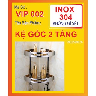 Kệ góc nhà tắm inox 304 | không gỉ sét theo thời gian | sang trọng gọn gàng sáng bóng