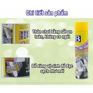 BÌNH XỊT VỆ SINH GHẾ XE Ô TÔ Đa Năng Cao Cấp BOTNY 650ML