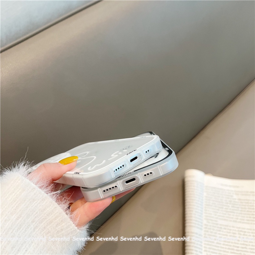 Ốp Điện Thoại Dẻo Họa Tiết Hoạt Hình Tai Gấu Dễ Thương Cho iPhone 14 13 12 11 Pro Max Xs Max Xr X 6 6s Plus