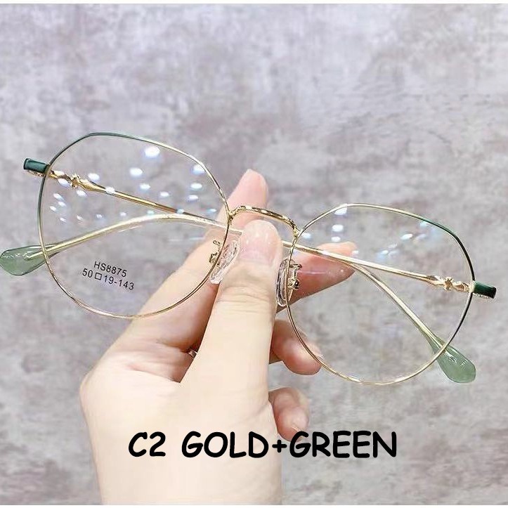 Kính Mát Gọng Phẳng Chống Tia Bức Xạ/ Ánh Sáng Xanh Thời Trang Hàn Quốc Cho Nữ