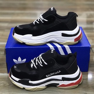 [FREESHIP + FULLBOX] Giày thể thao nam trips, balen da lộn đế cao thời trang phong cách ulzzang