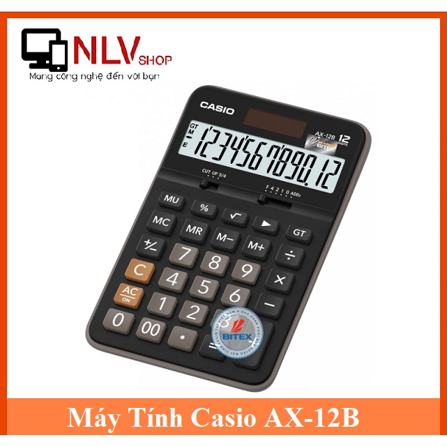 Máy Tính Casio AX-12B ✔️Chính Hãng ✔️Bảo Hành 2 Năm