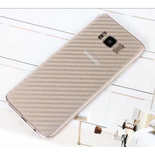 [Rẻ Vô Địch] Miếng dán Cacbon Sam sung mặt sau lưng S8,S8plus,S7edge