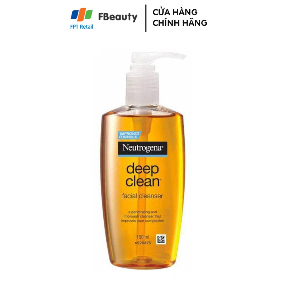 Sữa Rửa Mặt Làm Sạch Sâu Dạng Neutrogena Gel Facial Cleanser Deep Clean 150ml | WebRaoVat - webraovat.net.vn