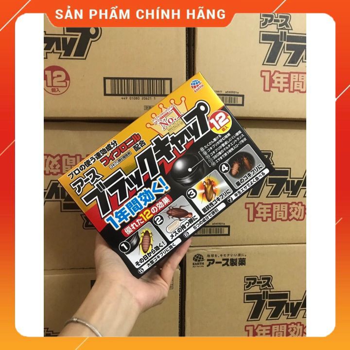 Diệt gián nhật bản 12 viên  [CHÍNH HÃNG]  Diệt gián tận gốc an toàn_không mùi _ hiệu quả