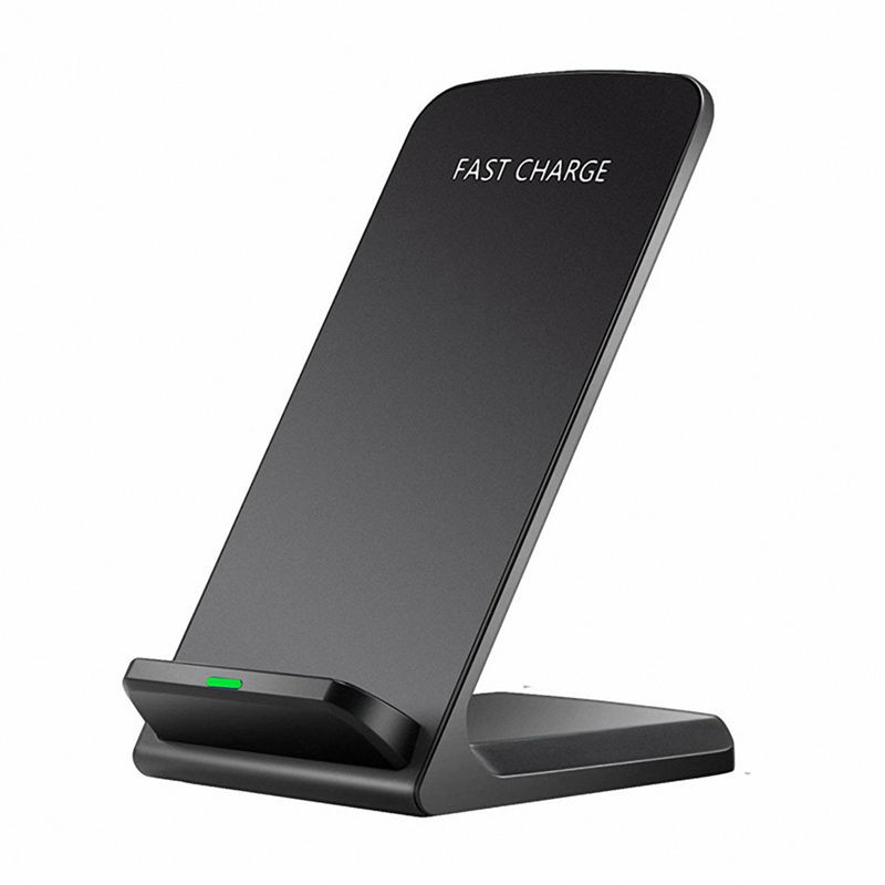 Fast Wireless Charger Charging Pad for Samsung Galaxy Note 8 S8 S8 Plus S7 S7 Edge Note 5 S6 Edge Plus, Standard Charge for Apple for iphone X / 8 / 8 Plus(Black)