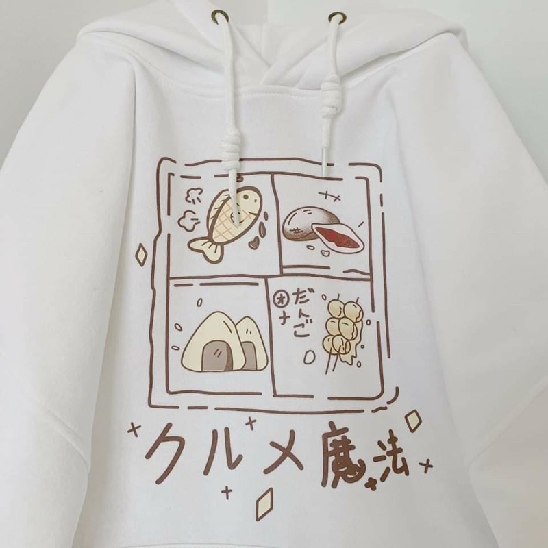 Áo Hoodie Nỉ Bông Tay Dài Unisex LoGo Hoạ Tiết