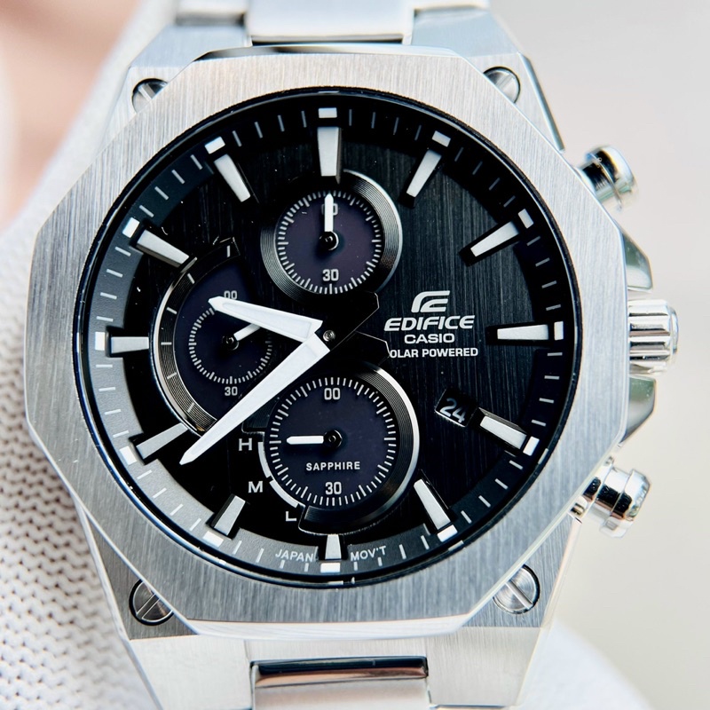 Đồng Hồ Nam Casio Edifice EFS-S570D-1A Case 44mm Kính Sapphire Chống Trầy