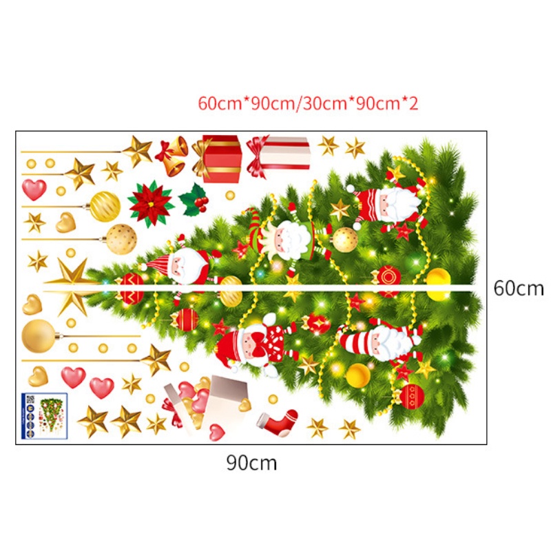 Decal Dán Tường Chủ Đề Giáng Sinh