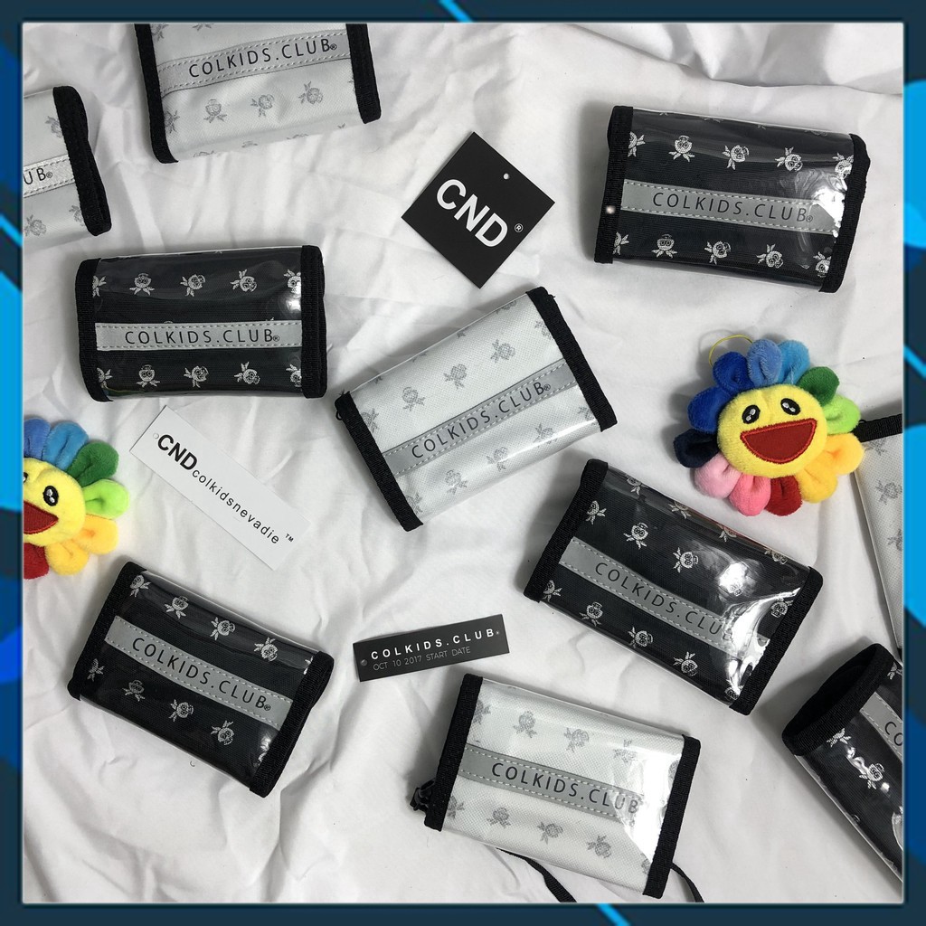 Ví Colkids Club CND Phản Quang Neva Dia wallet ngắn cầm tay