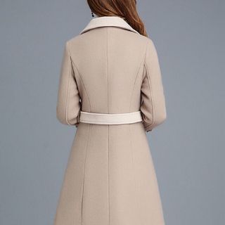 ÁO KHOÁC DẠ CỔ VEST DÁNG DÀI CAO CẤP