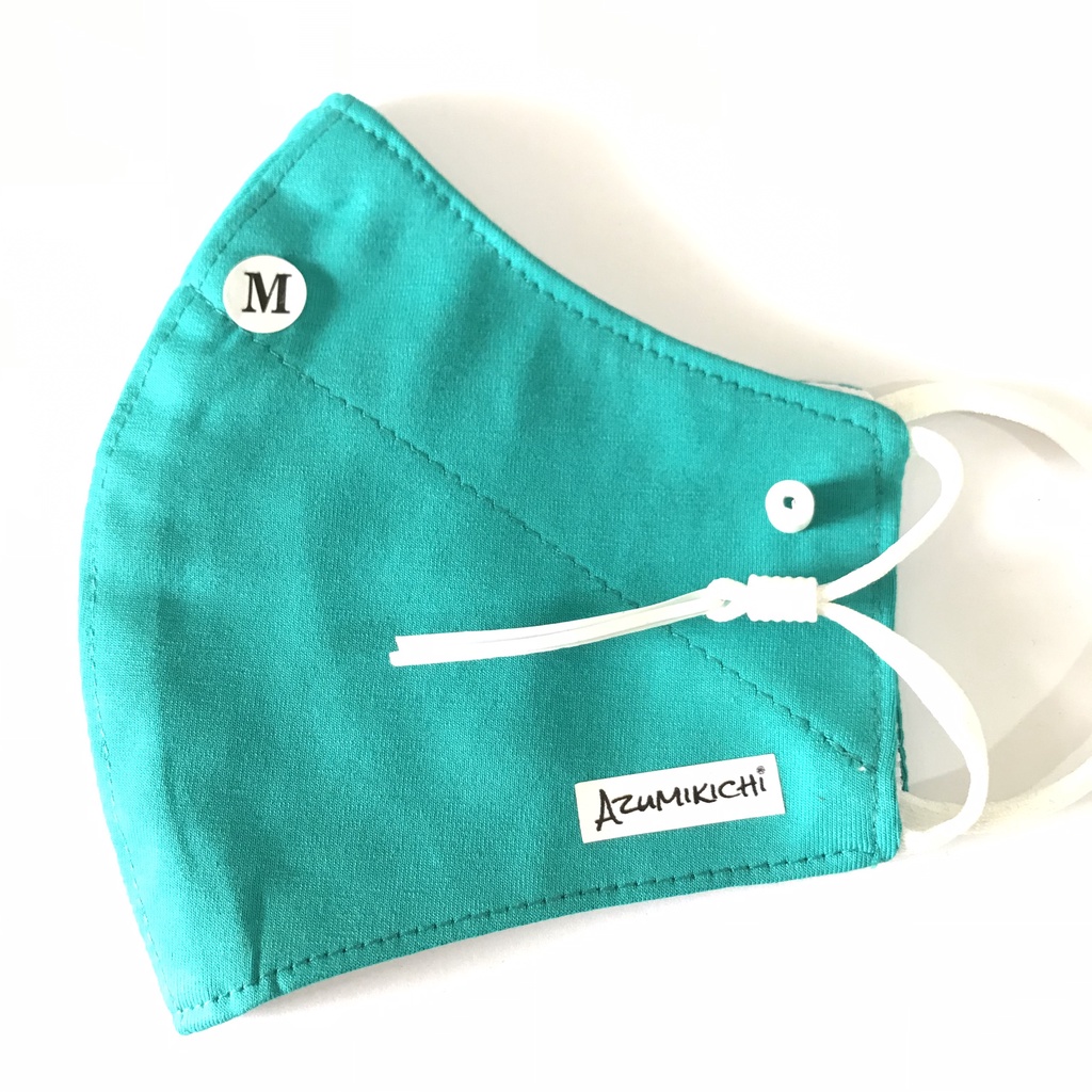 [Mua 4 tặng 1] Khẩu trang vải thời trang chính hãng Azumikichi, chuẩn Đức, màu xanh lý | BigBuy360 - bigbuy360.vn