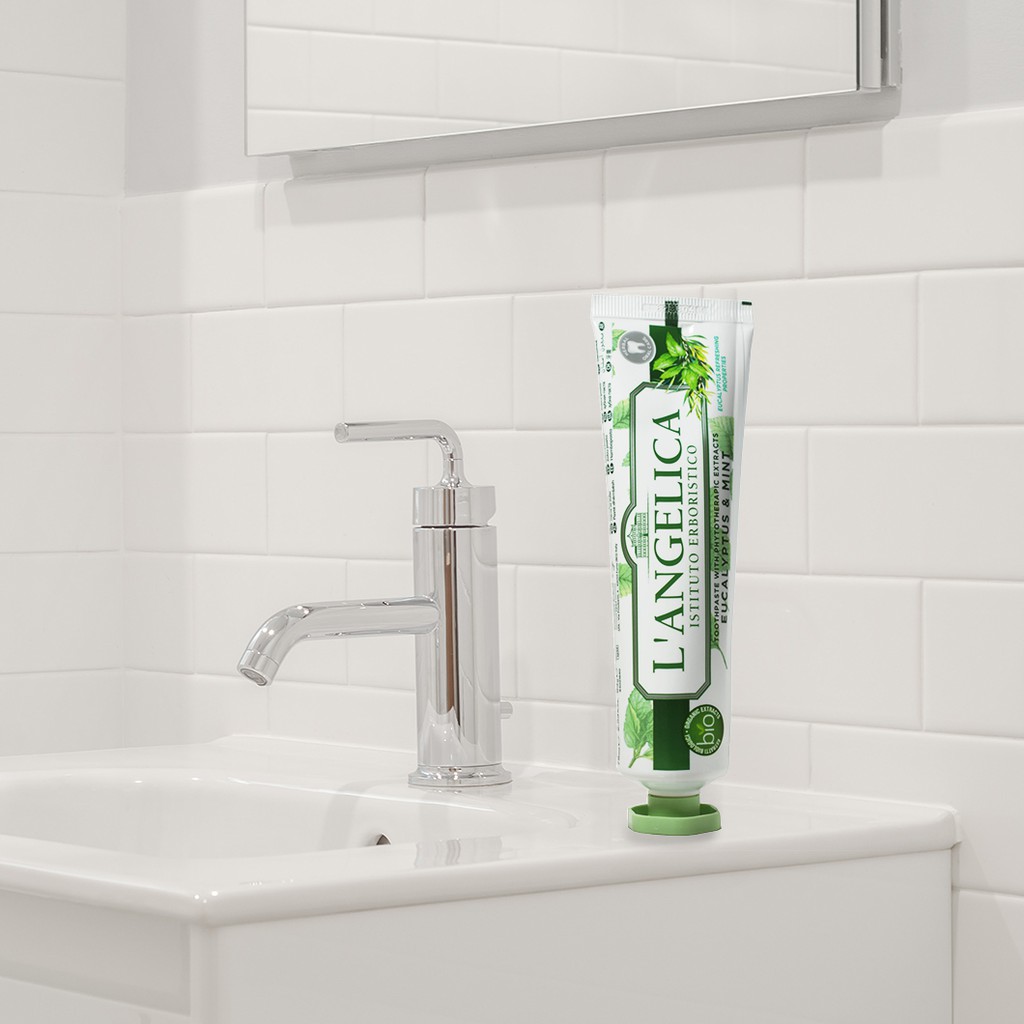 Kem Đánh Răng Thảo Mộc L'Angelica Herbal Eucalyptus &amp; Mint Bạc Hà Và Bạch Đàn 75ml