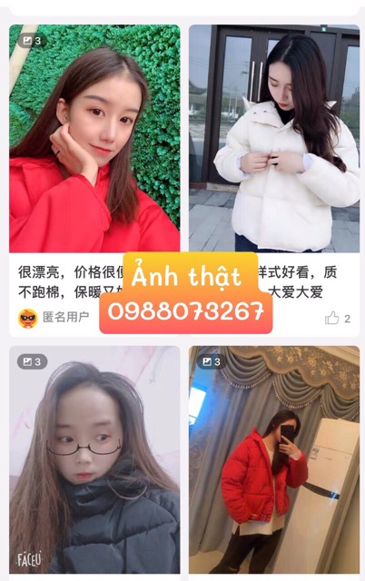 Áo phao nữ dáng ngắn siêu kute🥰 sẵn hàng xanh ,trắng s,m