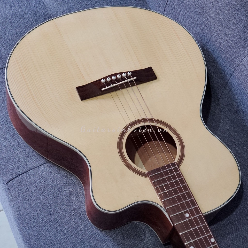 Đàn Guitar Acoustic Gỗ Thịt Tập Chơi Giá Rẻ - Tặng Kèm Combo Tập Chơi - Guitar Sinh Viên SV-A2