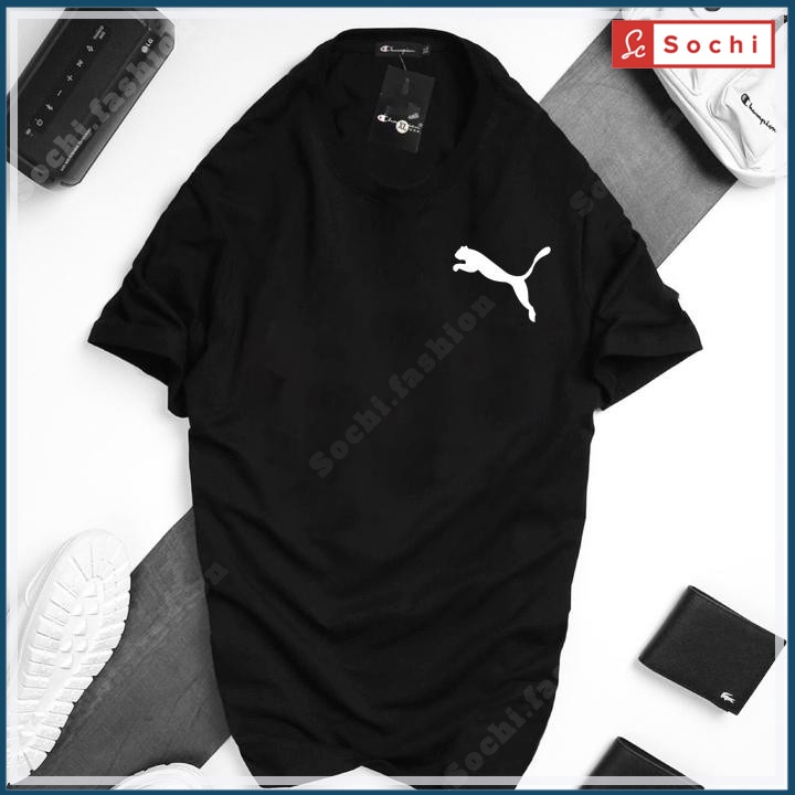 Áo thun nam tay ngắn cotton cổ tròn, áo thun đen đẹp thời trang in hình mã BSTCZ03