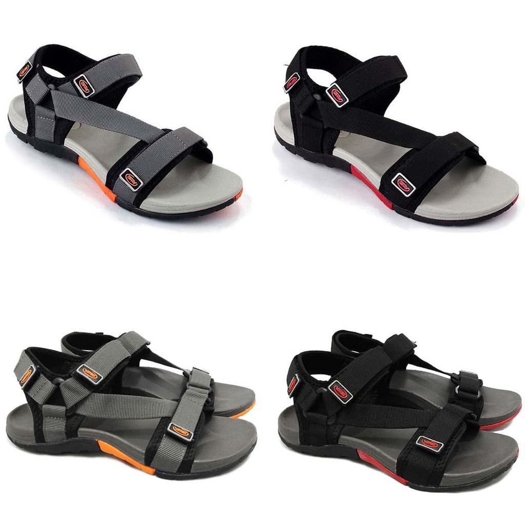 nam sandal [Free Ship ] Giày Sandal Nam Vento Xuất Khẩu Nhật - Inb shop để chọn size ạ NV4538G Xám Đế Xám Cam