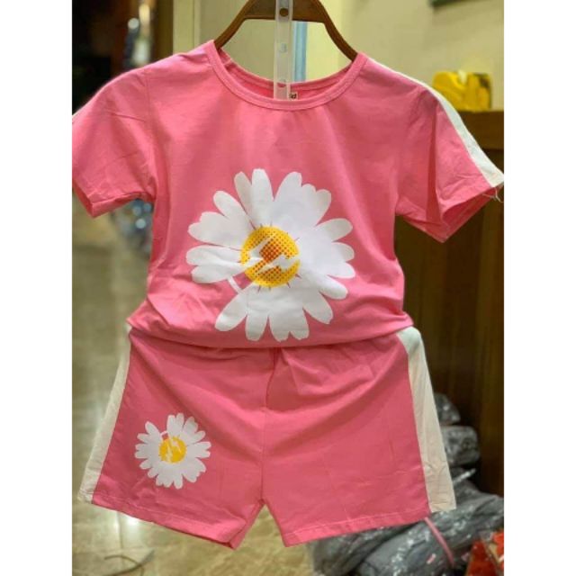 (Size Đại) Bộ hoa cúc bé gái