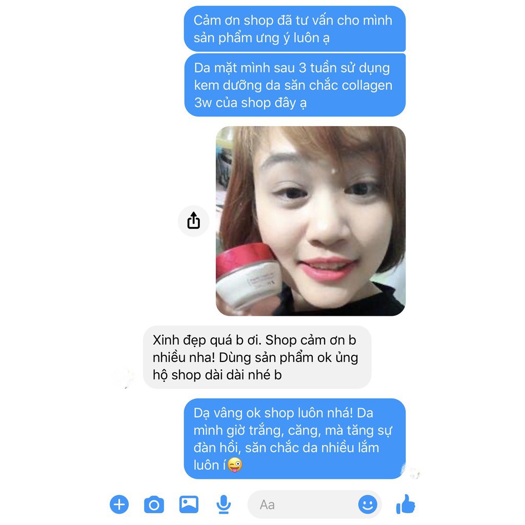 Kem dưỡng trắng da dưỡng ẩm săn chắc chống lão hóa Collagen 3W Clinic Hàn Quốc 60g giúp da trắng sáng mềm mại tự nhiên
