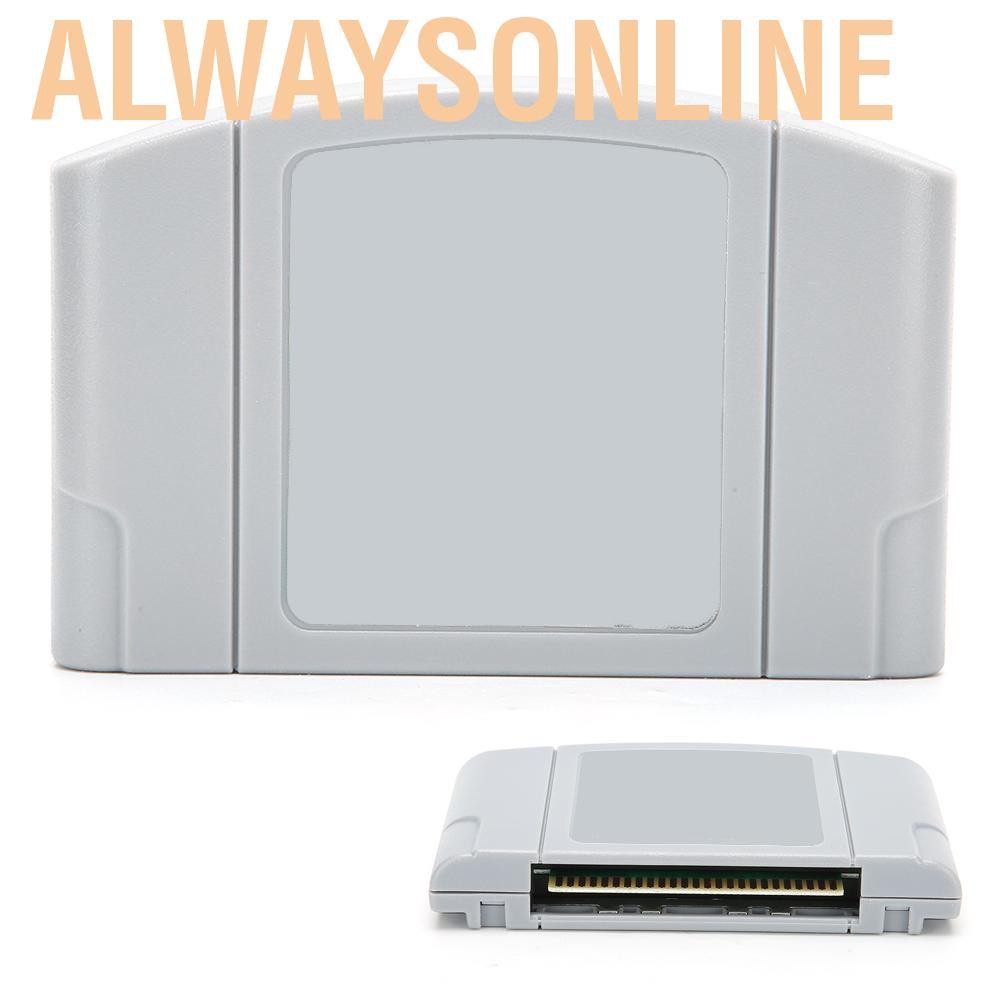 Alwaysonline ABS Video Game Console Plug Card Cartridge American Games Acessory for DONKEY KONG 64