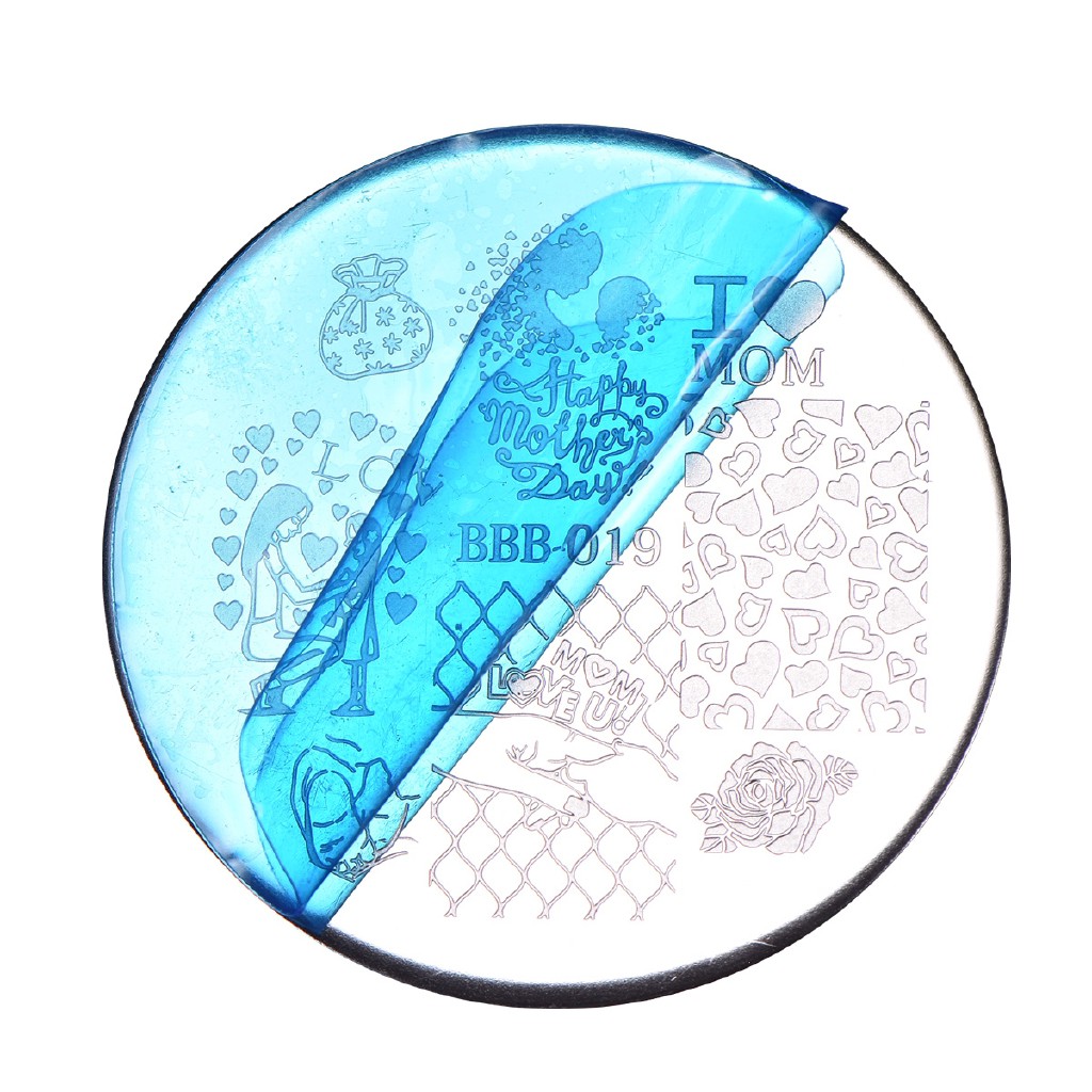 [Hàng mới về] Tấm dập trang trí móng tay in hình độc đáo