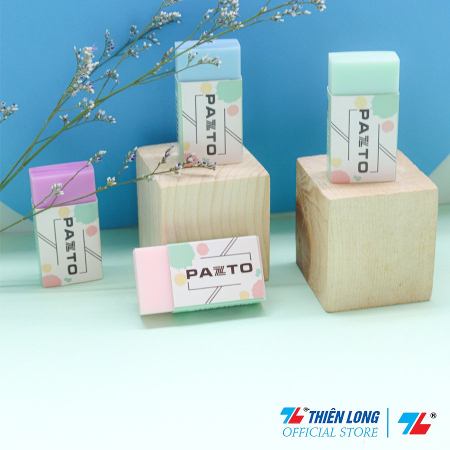 Gôm tẩy không mùi Thiên Long Pastel Pazto Thiên Long E-010 (Giao màu ngẫu nhiên)