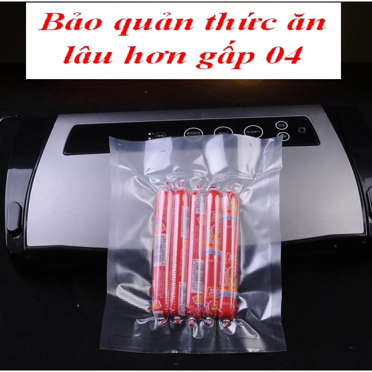 Bộ 10 túi hút chân không 1 mặt nhám loại to 20cm x 25cm ,dành cho tất cả các loại máy