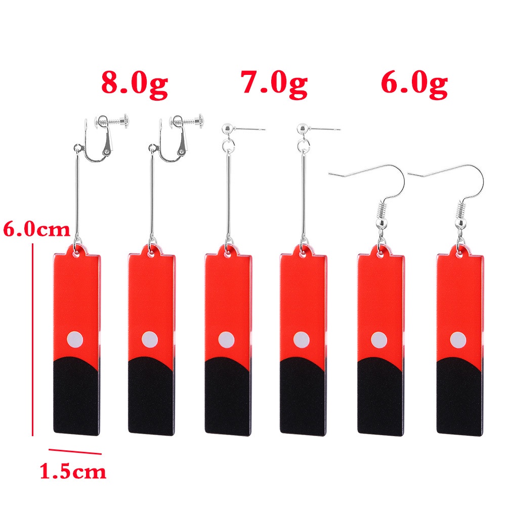 Khuyên tai acrylic thiết kế đơn giản thời trang phong cách Izana Kurokawa Tokyo Avengers