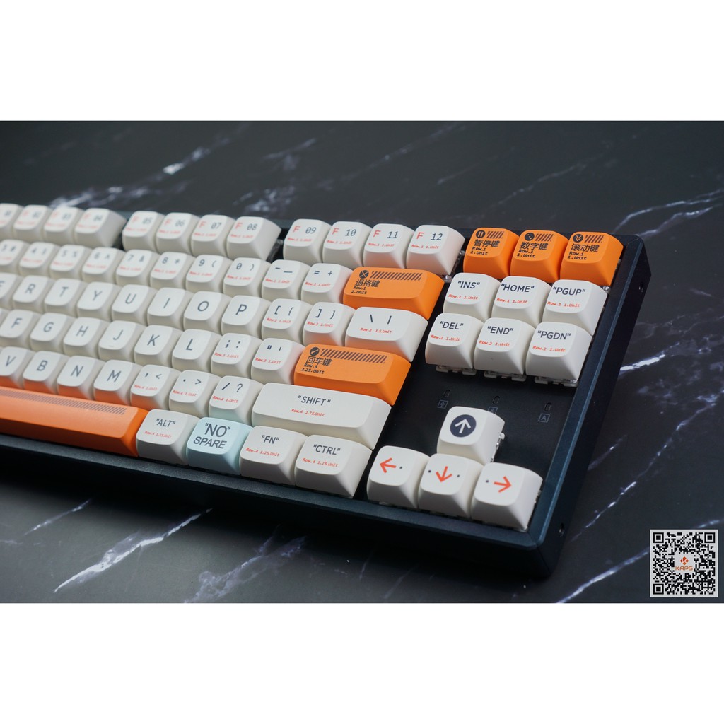 Keycap PLASTIC - profile XDA - keycap PBT - Dyesub - 150 nút cho bàn phím cơ layout 60 68 75 87 TKL 84 96 Fullsize