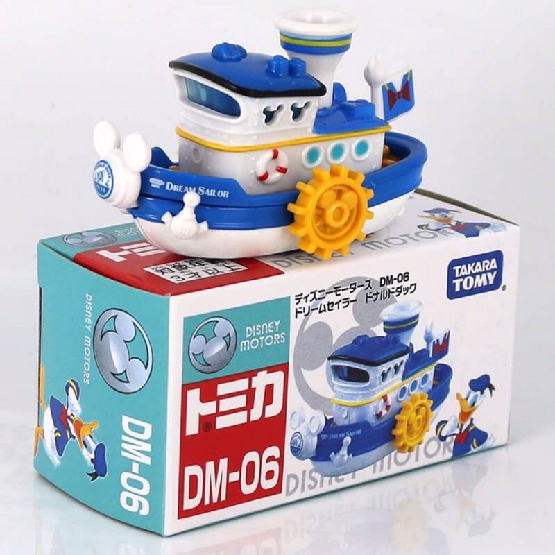 Xe Mô Hình Takara Tomy Tomica Disney Motors DM-06 Dream Sailor Donald Duck Diecast Car