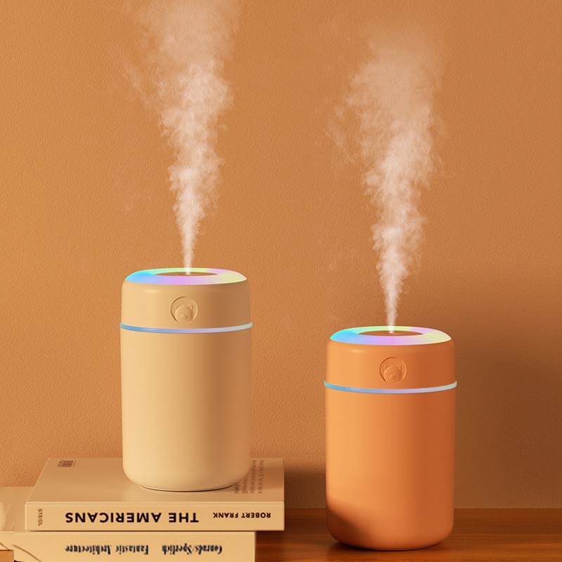 Máy khuếch tán hương thơm USB tạo ẩm Fnelse nút hình gấu 520ML
