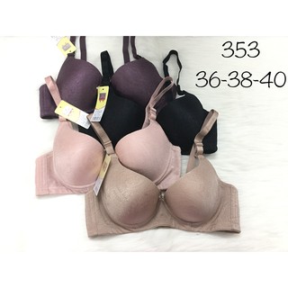 Áo Ngực Thun Gấm Mút Ép Mỏng Form Ngực Lớn Cup C - 353