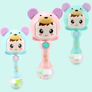 Đồ Chơi Lục Lạc Phát Nhạc Kèm Gặm Nướu Shaker Cho Bé