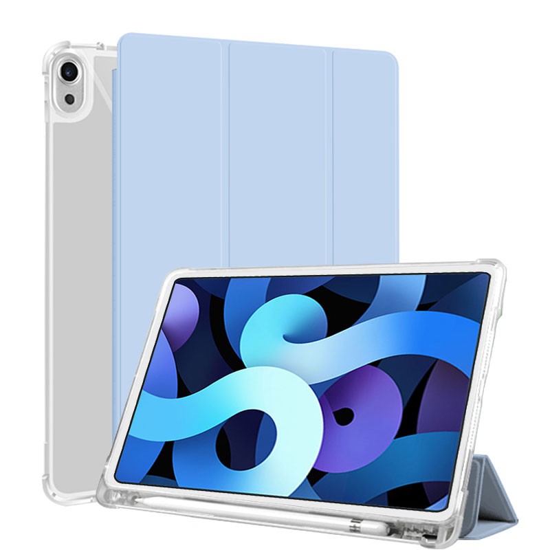 Bao da ipad air 4 10.9 pro 11 iPad 2020 8th 10.2inch Case with Pen slot iPad 6 5gen PU Leather Silicone Soft Smart Cover for iPad Mini 5 2019 Case