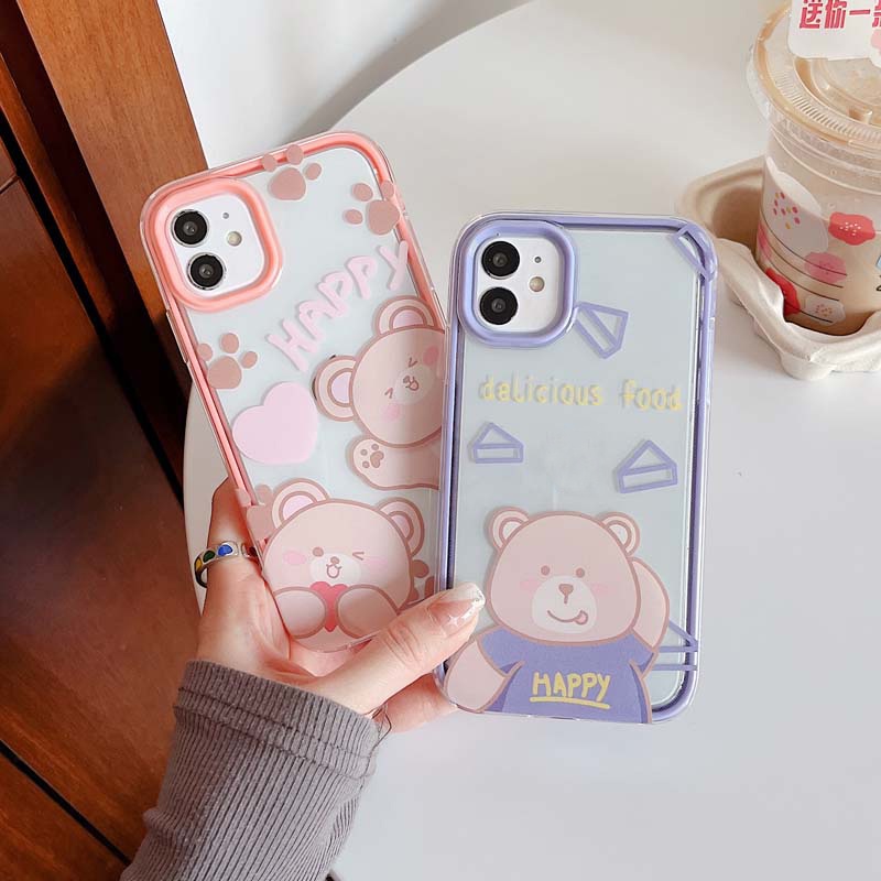 Ốp Điện Thoại TPU Silicon Mềm Chống Sốc 3 Trong 1 Cho Iphone 13 12 11 Pro Promax 6 6S 7 8 Plus X XR XSMax SE