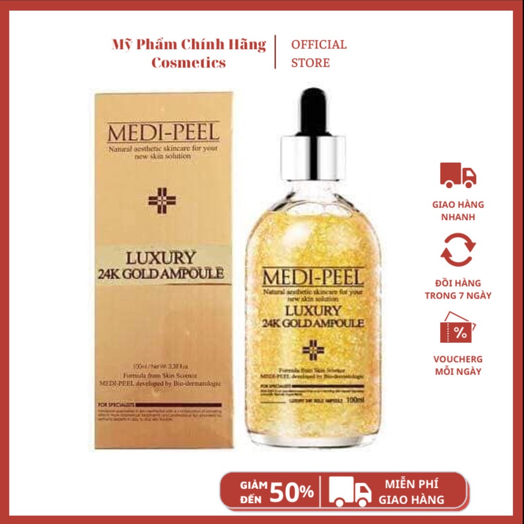 SERUM DƯỠNG TRẮNG / MEDI -PEEL /Tinh Chất Vàng Serum MEDI-PEEL Luxury 24K Gold Ampoule