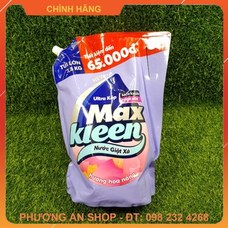 Nước giặt xả MaxKleen túi 3,8kg