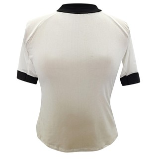 Áo Croptop Phối Lưới Xuyên Thấu Cho Nữ
