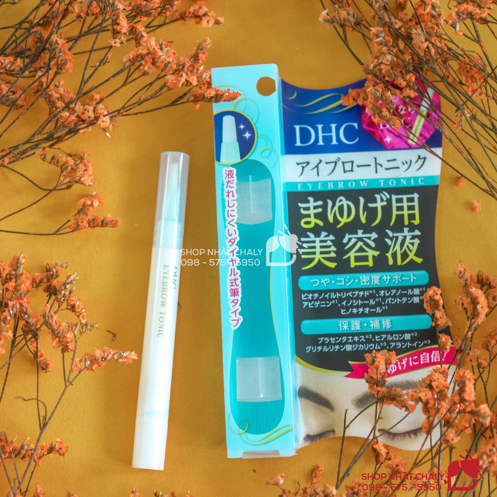 Serum dưỡng dài và khoẻ lông mày DHC Eyebrow Tonic nội địa Nhật. Ngừa rụng, phục hồi lông mày thưa thớt nhợt nhạt