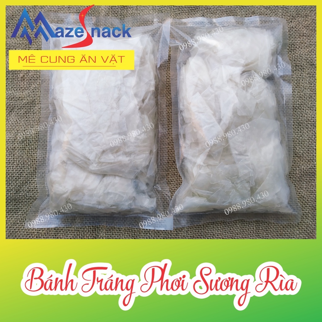 Bánh tráng phơi sương xé dẻo mềm loại ngon I MÊ CUNG ĂN VẶT