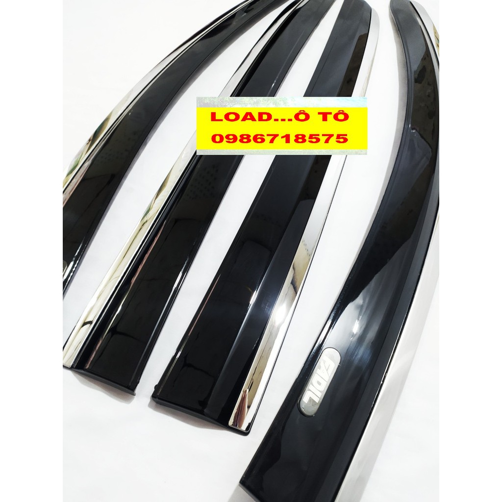 Vè Che Mưa Xe Vinfast Fadil Loại 1 Mẫu Chỉ Inox Sáng Bóng Cao Cấp, Sẵn Keo Dán 3M