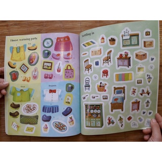 [Freeship]Bộ Nhập - STICKER BOOK - Moving house