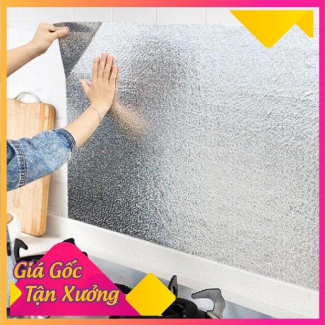 [Giá Gốc] Cuộng Giấy Bạc Cách Nhiệt Dán Bếp Khổ 3m x 60cm Mua Nhiều Giảm Giá