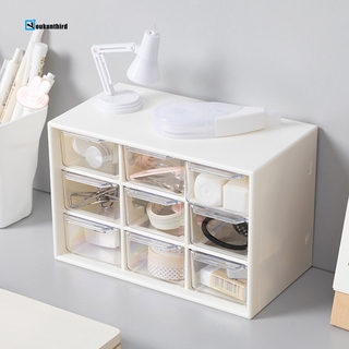 Hộp Nhựa Trong Suốt 9 Ngăn Đựng Đồ Tiện Dụng