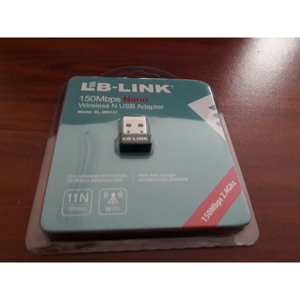 USB thu wifi LB-LINK BL WN151 Nano nhỏ gọn (Đen) bắt sóng khỏe