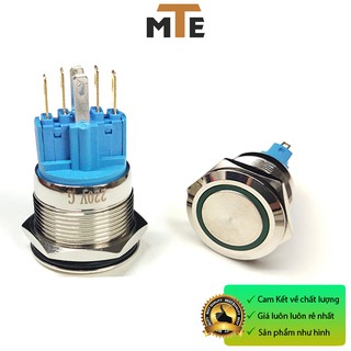 Nút nhấn nhả chống nước có LED 22mm 220V