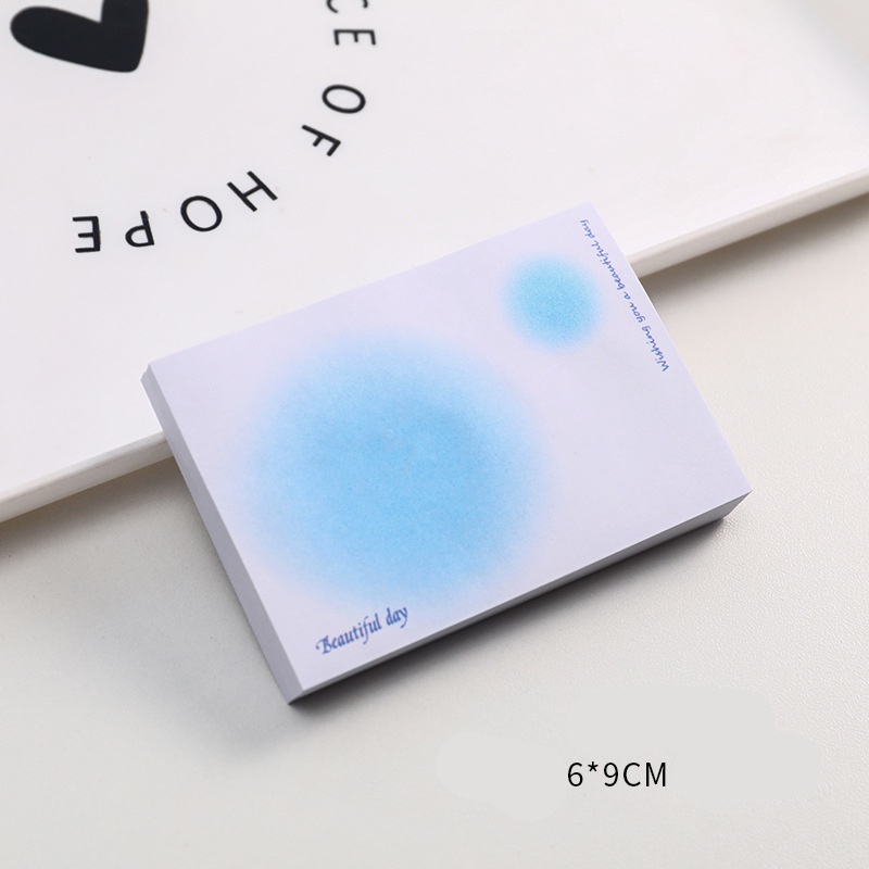 Giấy note Ghi Chú Màu gradient Sáng Tạo Cho Học Sinh / Văn Phòng giấy note vintage giấy dán ghi chú giấy ghi chú dễ thương giấy note cuộn